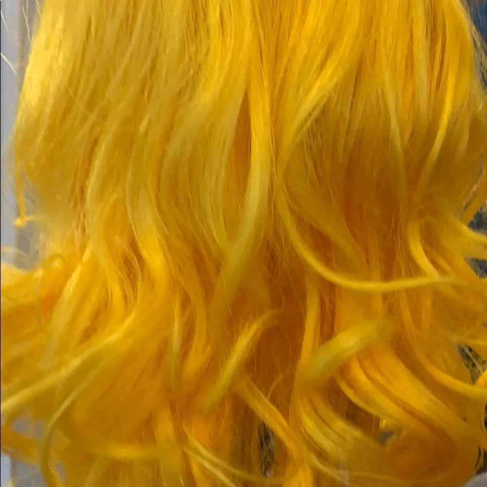 Yellow Comic Book Costume Wig